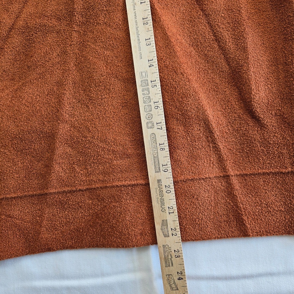 Magaschoni Size Small Soft Double Breasted Jacket‎ Rust Color Casual Elegant NEW - Picture 6 of 7